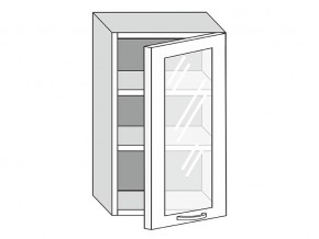 19.50.3 Шкаф настенный (h=913) на 500мм с 1-ой стекл. дверцей в Кунашаке - kunashak.magazinmebel.ru | фото