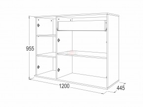 Комод 10 фант ясень анкор в Кунашаке - kunashak.magazinmebel.ru | фото - изображение 2