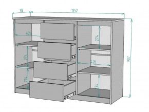 Комод Мальта K118 в Кунашаке - kunashak.magazinmebel.ru | фото - изображение 3