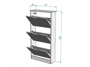 Обувница W115 в Кунашаке - kunashak.magazinmebel.ru | фото - изображение 3