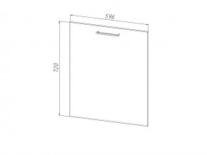 П 60 Комплект для посудомоечной машины 600 мм (цоколь + фасад) ЛДСП в Кунашаке - kunashak.magazinmebel.ru | фото