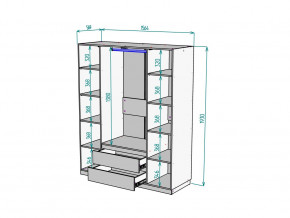 Шкаф Malta light H302 Белый в Кунашаке - kunashak.magazinmebel.ru | фото - изображение 2