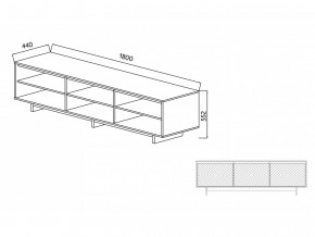 Тумба для ТВА Moderno-1800 Ф4 в Кунашаке - kunashak.magazinmebel.ru | фото - изображение 4