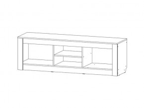 ТВ-тумба Ривьера анкор светлый в Кунашаке - kunashak.magazinmebel.ru | фото - изображение 2